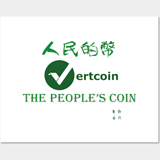 Vertcoin, the people's coin Posters and Art